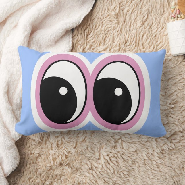 Almofada Lombar Blue Eyes Design 16x16  (Cobertor)