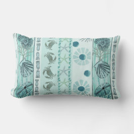 Almofada Lombar Bohemian Seaside Watercolor