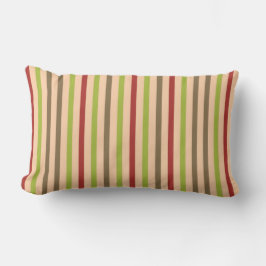 Almofada Lombar Boho Retro Modern Stripe Travesseiro decorativo