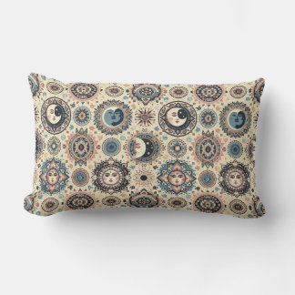 Almofada Lombar Boho Sun e Lua