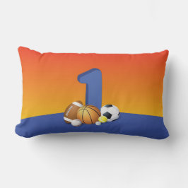 Almofada Lombar Bolas de Esporte de primeiro aniversario