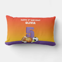 Bolas de Esportes de Aniversário para 5 de Menina 