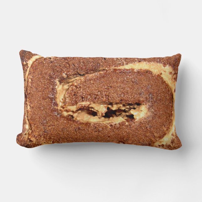 Almofada Lombar Bolinho De Café De Chocolate (Frente)