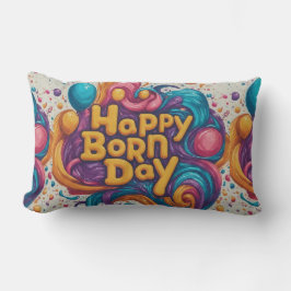 Almofada Lombar Bolo do Dia do Nascer Feliz