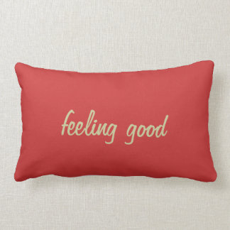 Almofada Lombar Bom travesseiro decorativo de sentimento