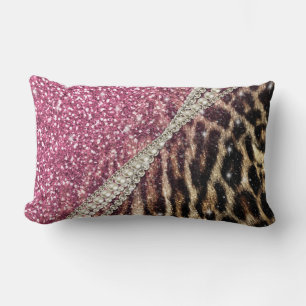 Almofada Lombar Bonita impressão de peles de animais-leopardo-de-