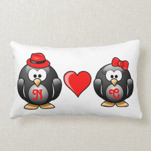 Almofada Lombar Bonito eu encontrei meu companheiro do pinguim