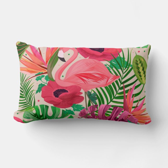 Almofada Lombar Bonito prática decorativa ocular floral (Frente)