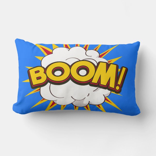 Almofada Lombar Boom! Explosão de Desenho Animado (Frente)