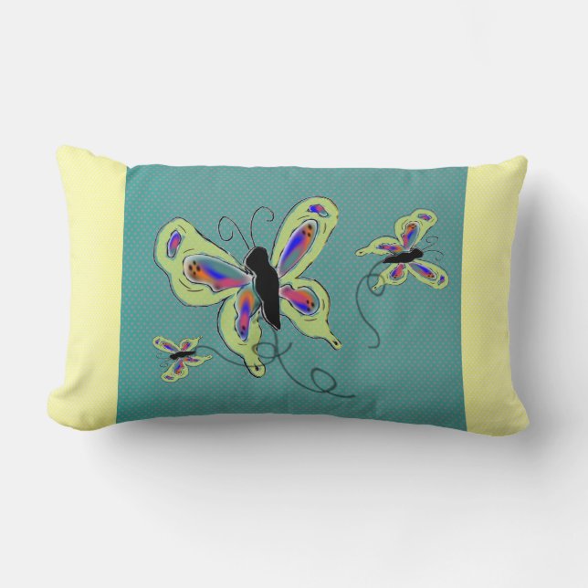 Almofada Lombar Borboletas (Frente)