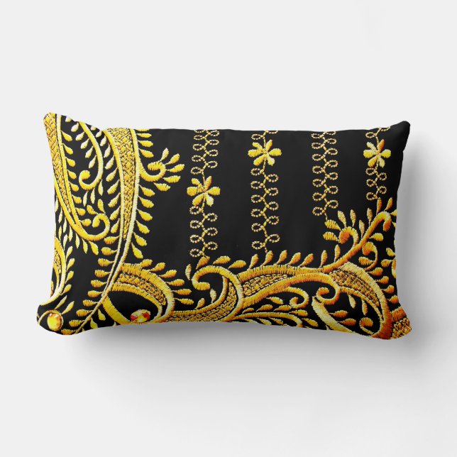 Almofada Lombar Bordado Árabe (Frente)