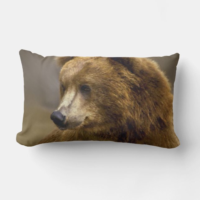 Almofada Lombar Borras Castanhas (Frente)