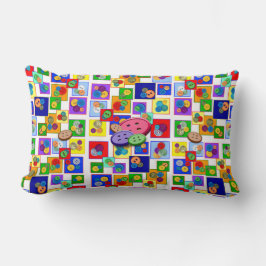 Almofada Lombar Botões