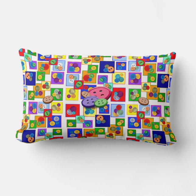 Almofada Lombar Botões (Frente)