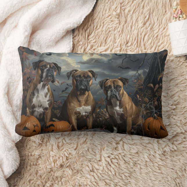 Almofada Lombar Boxer Halloween Night Doggy (Cobertor)
