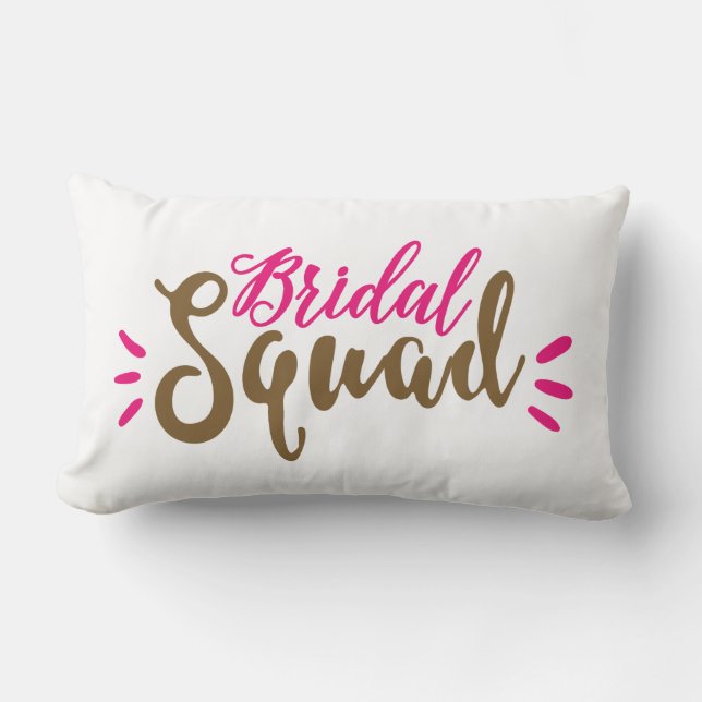 Almofada Lombar Bridal Squad (Frente)