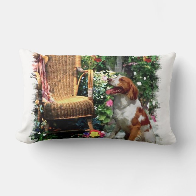 Almofada Lombar Brittany Spaniel Gifts (Frente)
