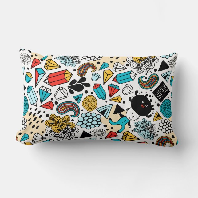 Almofada Lombar Cabeça louca (Frente)