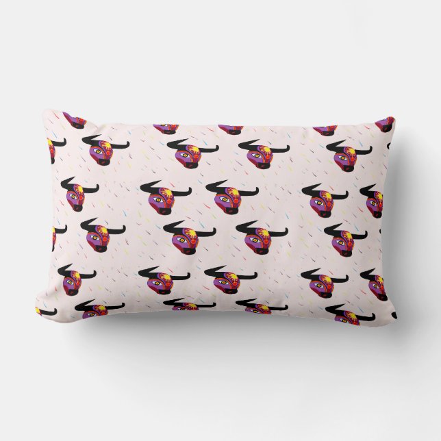 Almofada Lombar Cabeças decorativas (Frente)