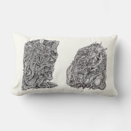 Almofada Lombar Cabeças estranhas