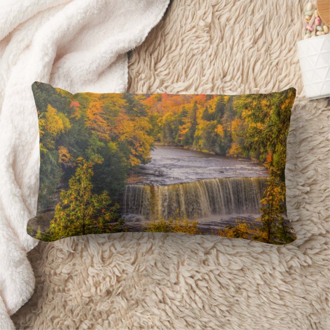 Almofada Lombar Cachoeira Superior com Cores de Outono (Cobertor)