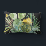 Almofada Lombar Cactos negros ao ar livre<br><div class="desc">Travesseiro ao ar livre de cactos negros.</div>