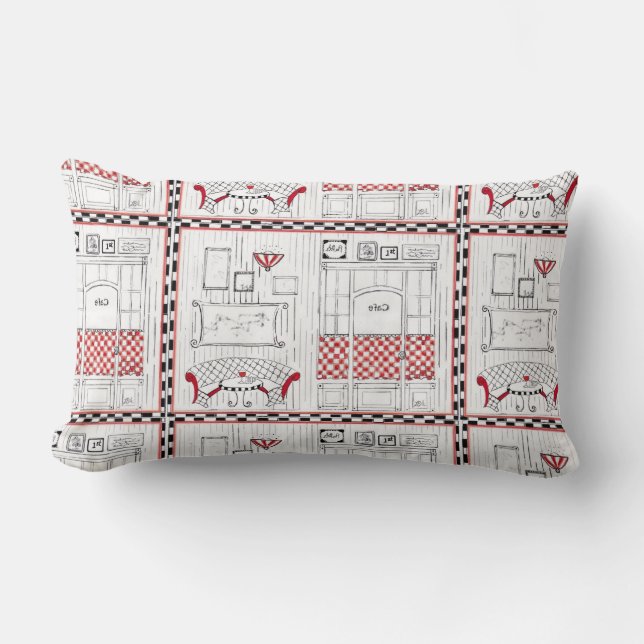 Almofada Lombar "Café francês (Frente)