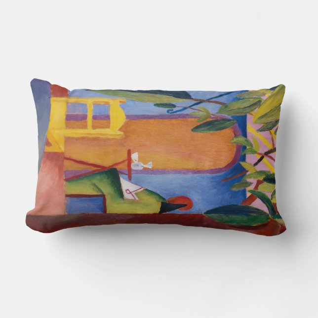 Almofada Lombar "Café Turco" travesseiro decorativo de Arte (Frente)