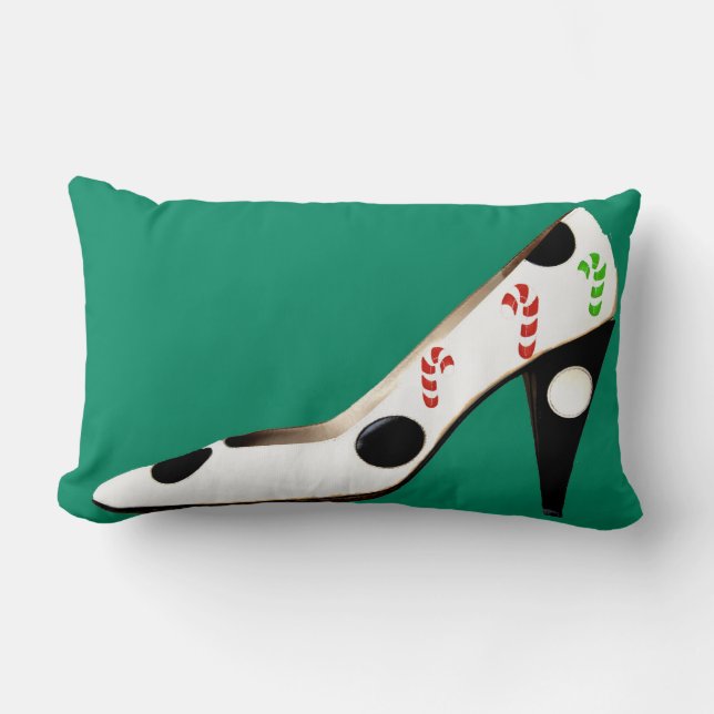 Almofada Lombar Calçados do Natal de Papai Noel (Frente)