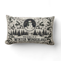 Caminhando em uma Wonderland de inverno Snowman