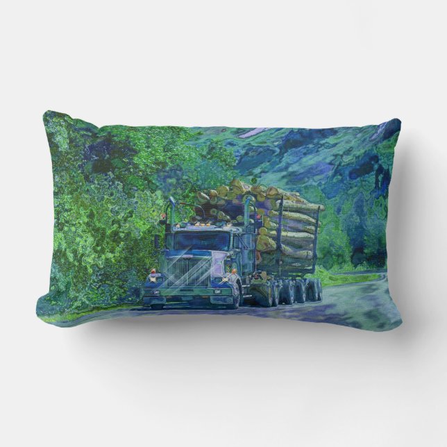 Almofada Lombar Caminhão-Caminhão de Caminhão - Caminhão - Trens P (Frente)