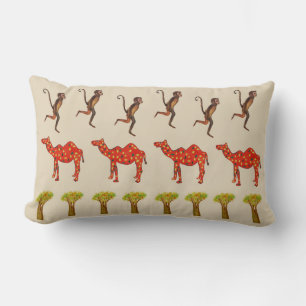 Almofada Lombar Camisinha lombar com ilustração de animais african