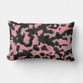 Almofada Lombar Camo rosa e preto