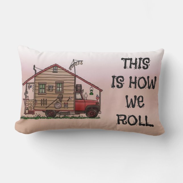 Almofada Lombar Campista ou coxim de Motorhome (Frente)