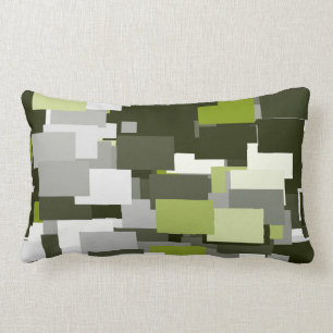 Almofada Lombar Camuflagem urbana verde cinzenta