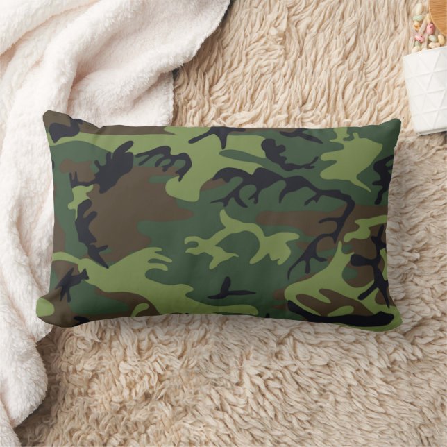 Almofada Lombar Camuflagem Verde Militar (Cobertor)