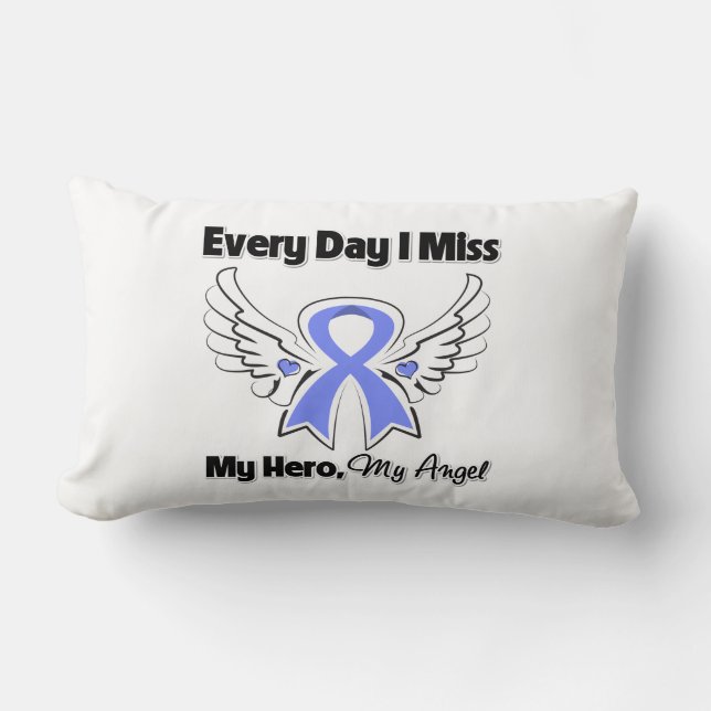 Almofada Lombar Cancer de estômago cada dia mim senhorita Meu (Frente)