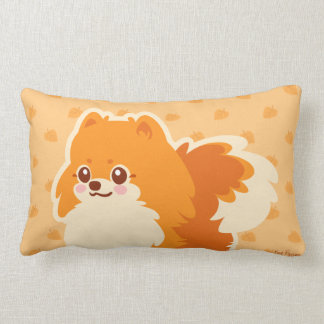 Almofada Lombar Cão bonito Kawaii Pomeranian