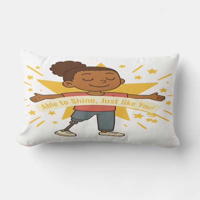 Almofada Lombar Capaz de brilhar, assim como seu Travesseiro lomba (Frente)