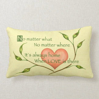 Almofada Lombar Casa Onde O Amor É