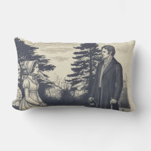 Almofada Lombar Casais de Jane Austen