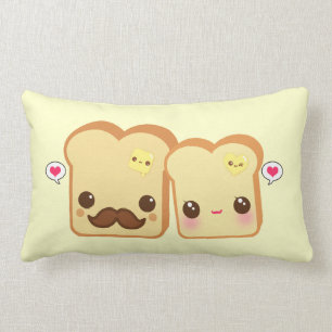 Almofada Lombar Casal bonito dos brindes de Kawaii