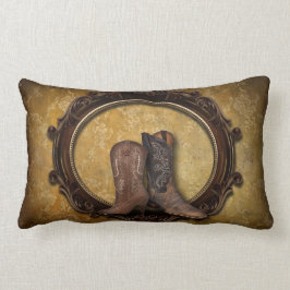 Almofada Lombar casamento Russo damask Western Cowboy