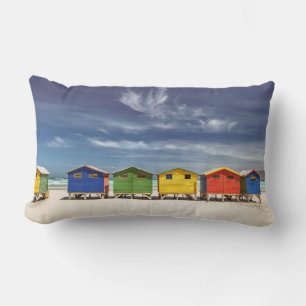 Almofada Lombar Casas Coloridas de Praia   Muizenberg, África do S