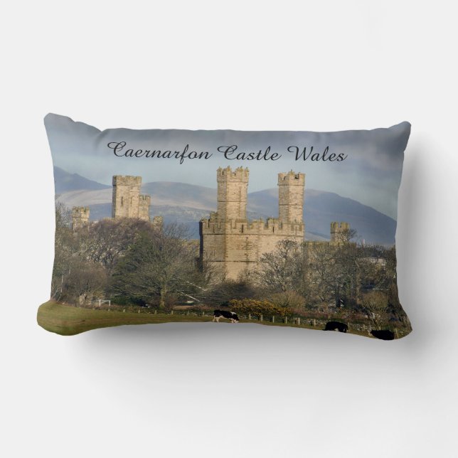 Almofada Lombar Castelo de Caernarfon País de Gales. (Frente)