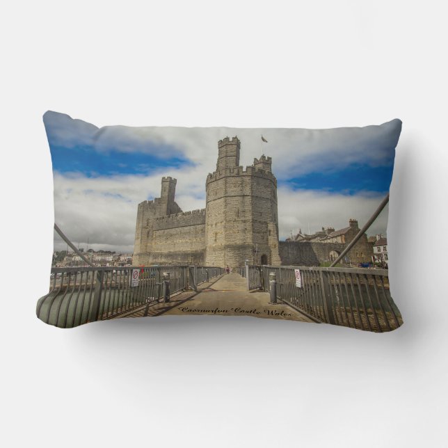 Almofada Lombar Castelo de Caernarfon País de Gales. (Frente)