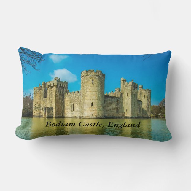 Almofada Lombar Castelo de Magical Bodiam em East Sussex Inglaterr (Frente)