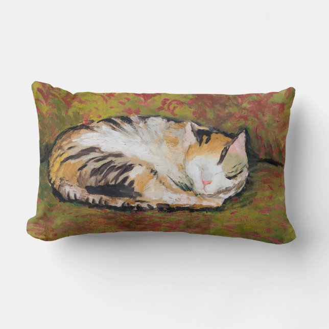 Almofada Lombar Cat, August Macke Lumbar Travesseiro (Frente)