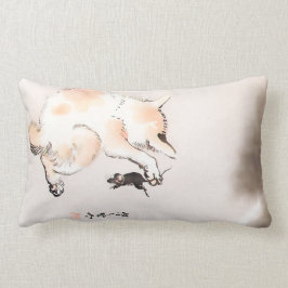 Almofada Lombar CAT E RATO por Kyosai Kawanabe)