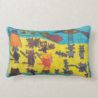 Almofada Lombar Cats' War Against Mice Pillow